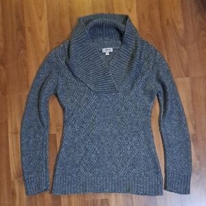 Guess Charcoal Cowl Neck Sweater